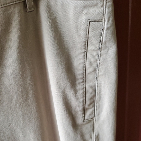 Eileen Fisher Tan Ankle Cropped Pants - Picture 3 of 10
